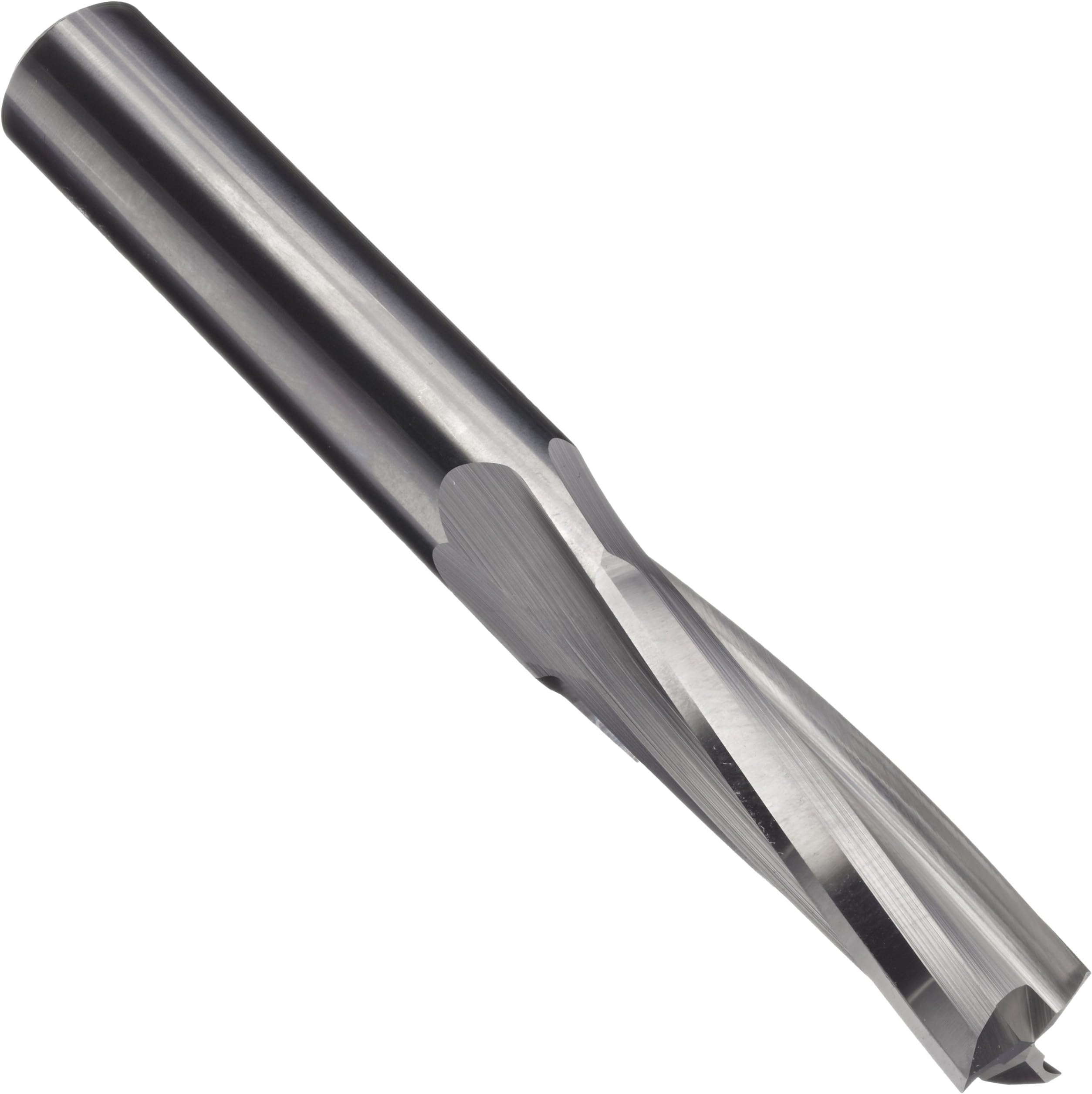LMT Onsrud 60-277 Solid Carbide Upcut Low Helix Finisher Cutting Tool, Inch, Uncoated (Bright) Finish, 10 Degree Helix, 3 Flutes, 6.0000" Overall Length, 0.7500" Cutting Diameter, 0.7500" Shank Diameter