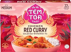 Tem Toa Chicken Red Curry, Made From Scratch, No Artificial Ingredients, Restaurant-quality Frozen Thai Meals