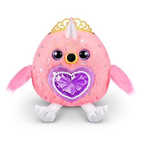 Rainbocorns Fairycorn Princess Surprise (Flamingo) – Collectible Plush Toy With Wearable Wings & Tiara