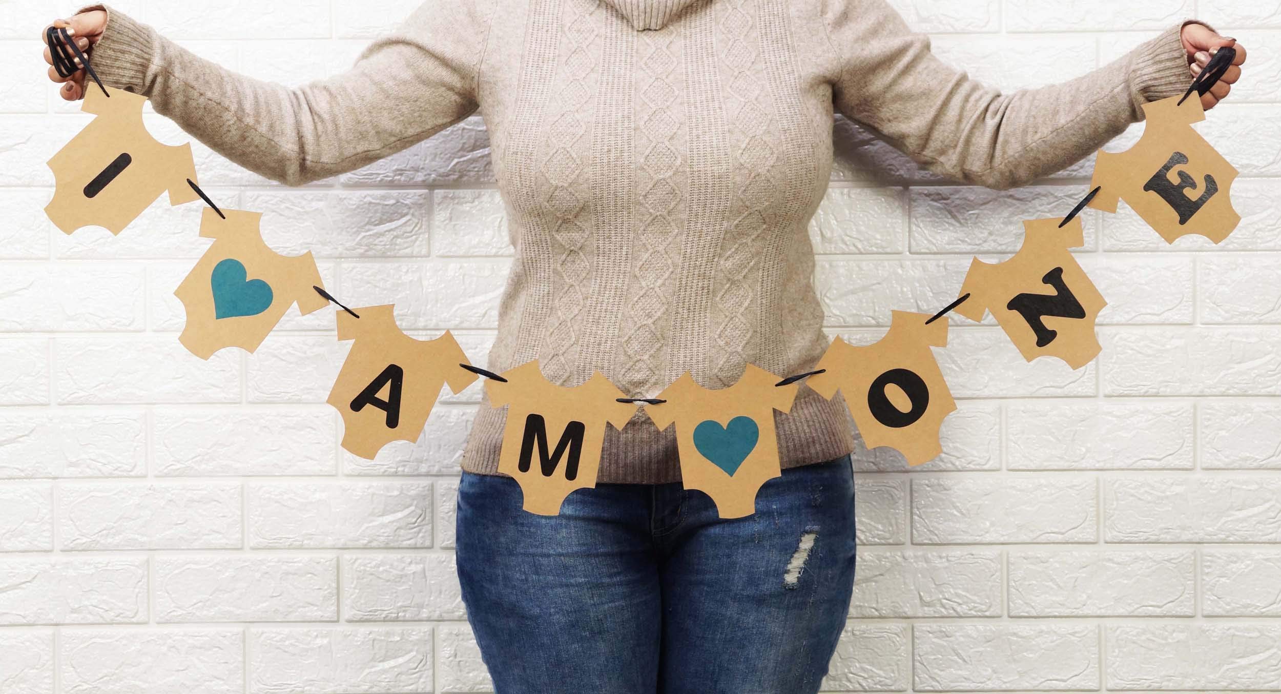 Inkdotpot Ready To Hang I Am One Birthday Bunting Pre Strung Birthday Decoration Kraft Bunting Banner Flags