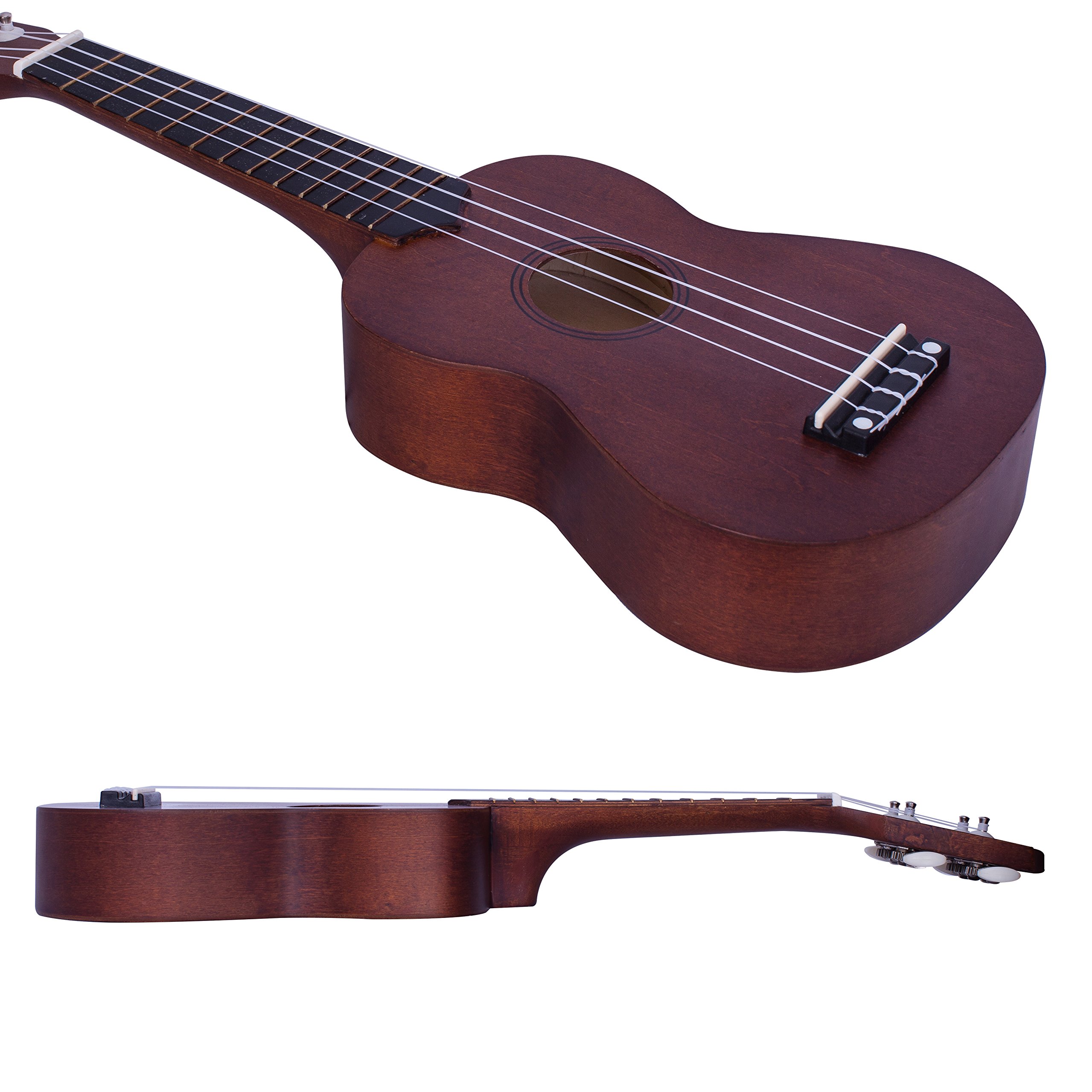 Ukulele soprano ukulele kids ukulele bundle starter guitar kid ukulele with extra new nylon strings uku strap ukulele case ukulele picks satin basswood ukulele