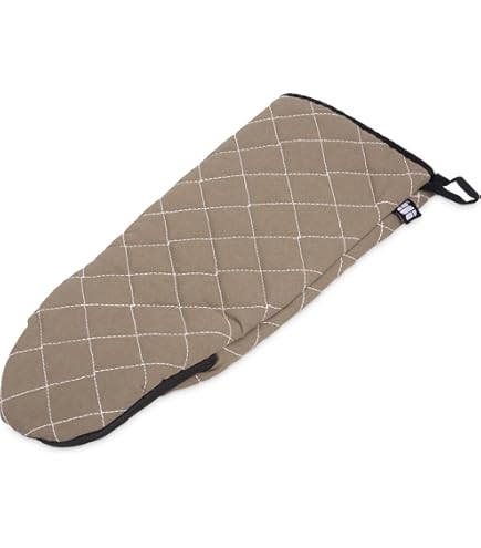 San Jamar 811tg17 Bestan Protection Oven Mitt, 17" Long, Tan