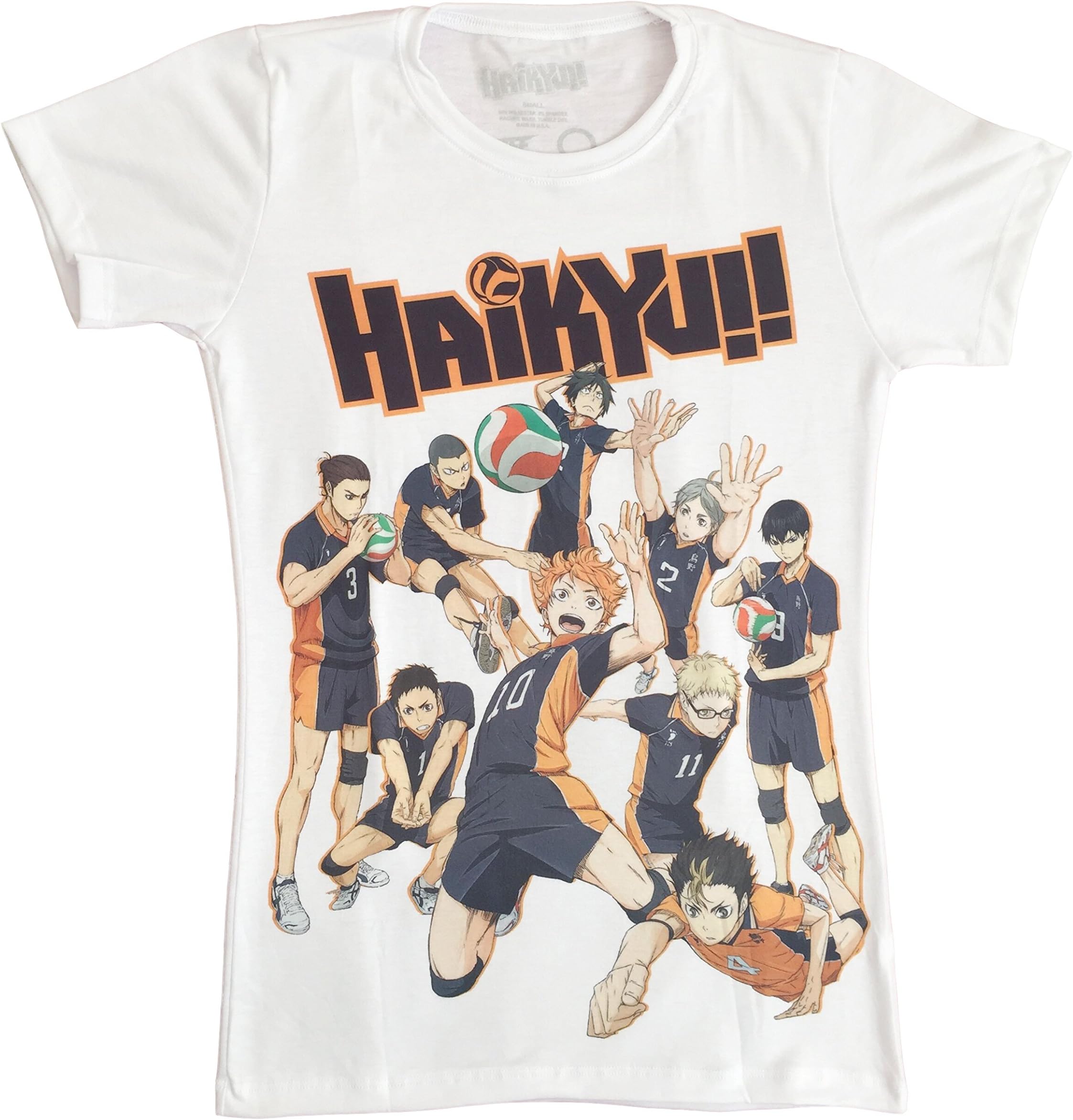 Haikyuu Shoyo, Kageyama, Nishinoya, Tsukishima Group Sublimation Girls T-Shirt