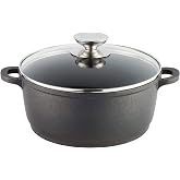 Berndes Vario Click 24 cm Induction Deep Casserole with Glass Lid