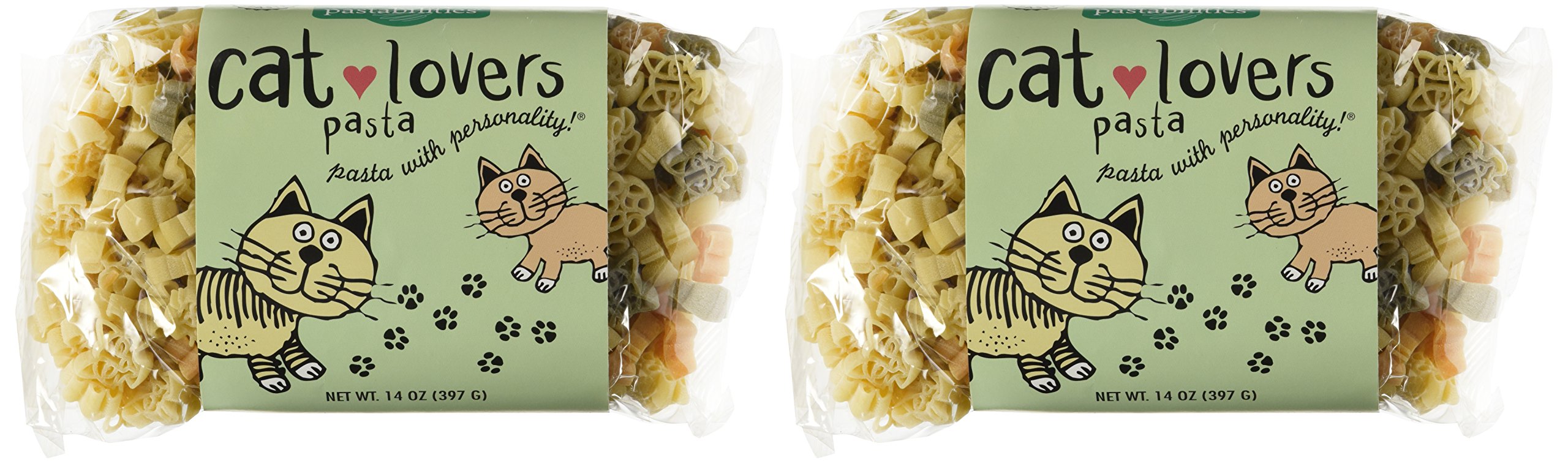 Cat Lovers Paw & Cat Face Shaped Pasta 2 Pack