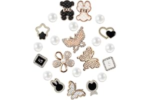 COYWX Cute Shoe Charms for Women Lovely Pink Fish Cat Charms for Girls Pearl Shoe Chain 22CS