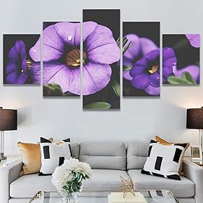 SIGNWIN 5 Panel Canvas Wall Art Modern Art...