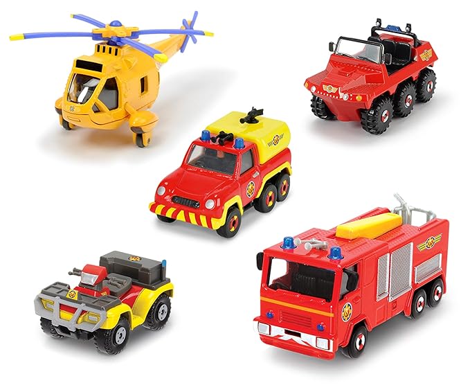 Dickie Toys Feuerwehrmann Sam 5 Pack
