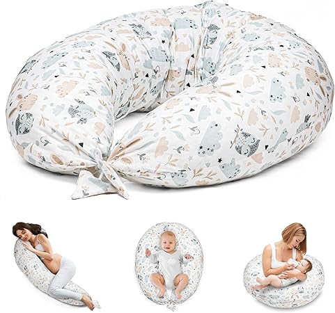 Borstvoedingskussen Zwangerschapskussen Om Te Slapen Zijslaapkussen Steunkussen Voor Baby S Xxl Pregnancy Kussen Oeko Tex Amazon Nl
