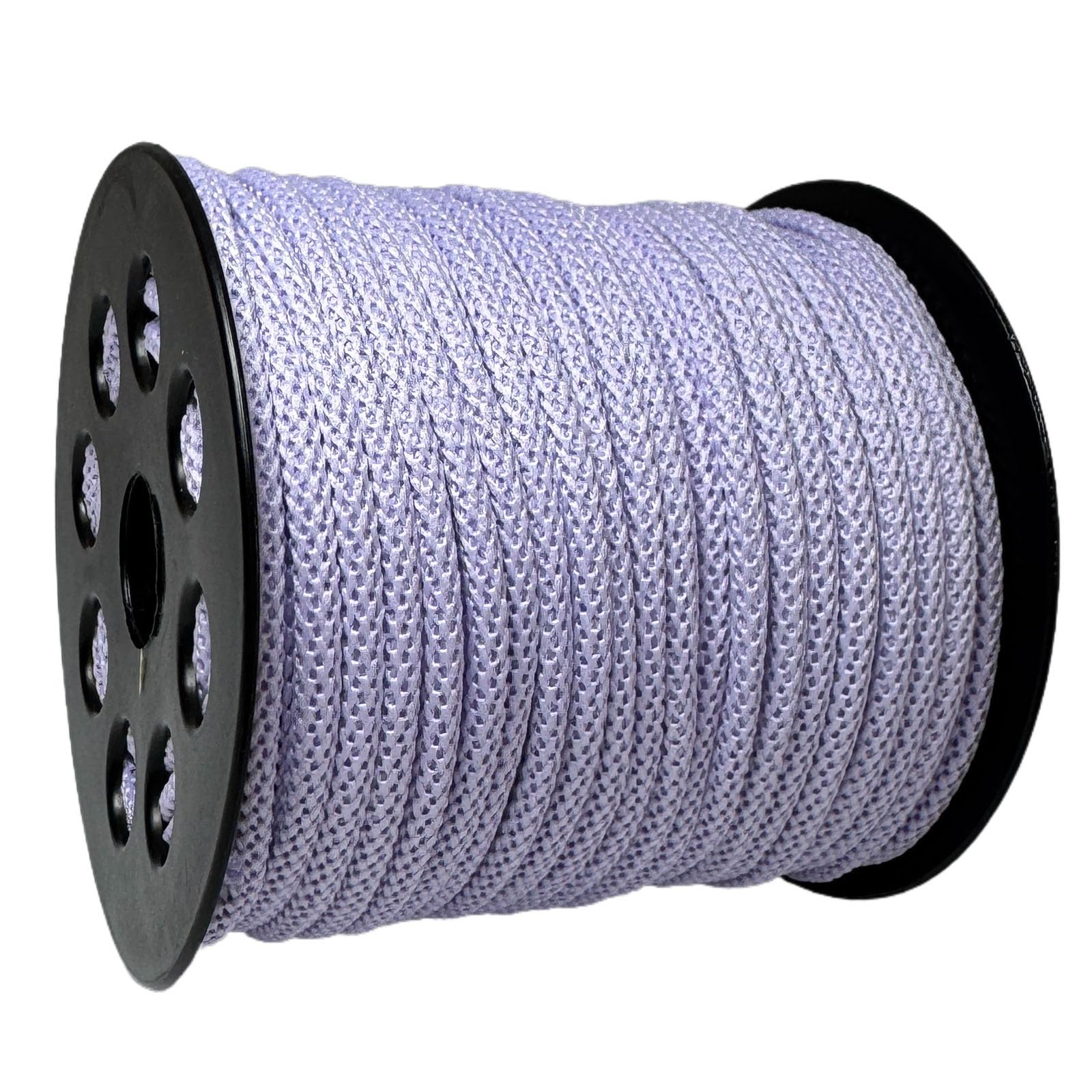 Photo 1 of 5/32 inch Lavender Polyester Cord-4mm Braided Macrame Rope-99ft-Soft Low Elasticity Twisted String for Bracelet, Drawstring Bags, Hats, Lanyards, Crochet, Hanging, Jewelry Making & DIY Crafts