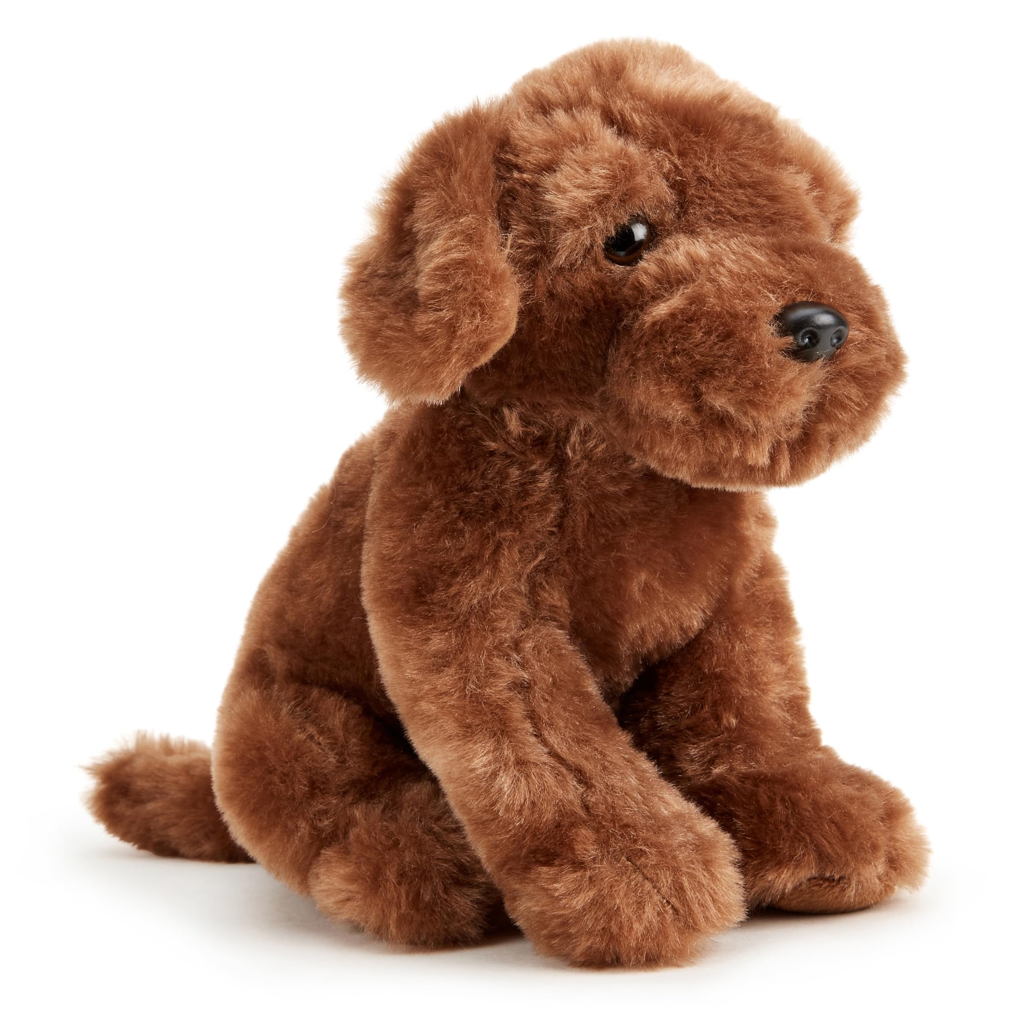 Zappi Co Coco the Chocolate Labrador Plush Toy (20cm) Choco Lab Dog - Soft, Cuddly, Recycled - Ideal Puppy Cuddle Mate — image 1