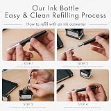 Wordsworth & Black Fountain Pen Ink Bottle 50 ml Racing Green Premium view 9