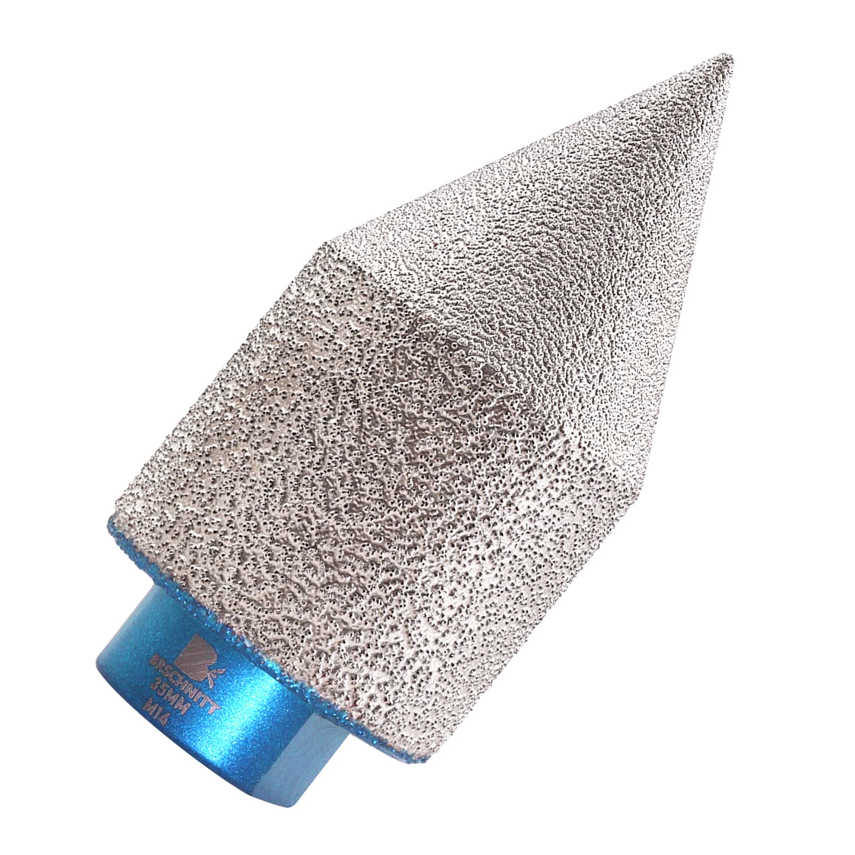 Diamond Beveling Chamfer Bit,Diamond Finger Milling Bits,BRSCHNITT 0-1 3/8" (0mm-35mm) with M14 Thread for Enlarging Shaping Existing Holes of Porcelain Tile Ceramic Marble Granite Countertop — image 1