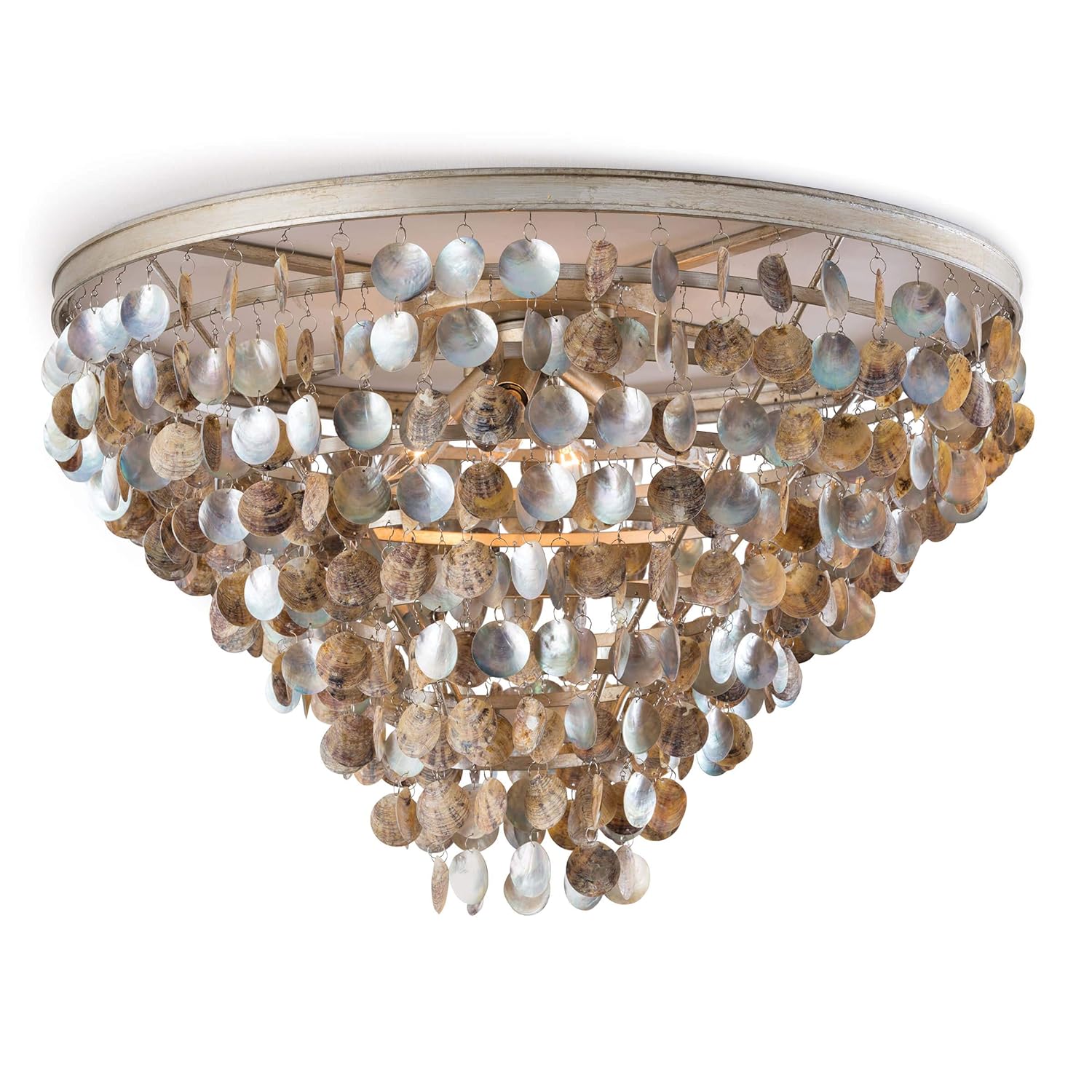 Amazon Com Regina Andrew Capri Abalone Shell 60 Watt Max Silver