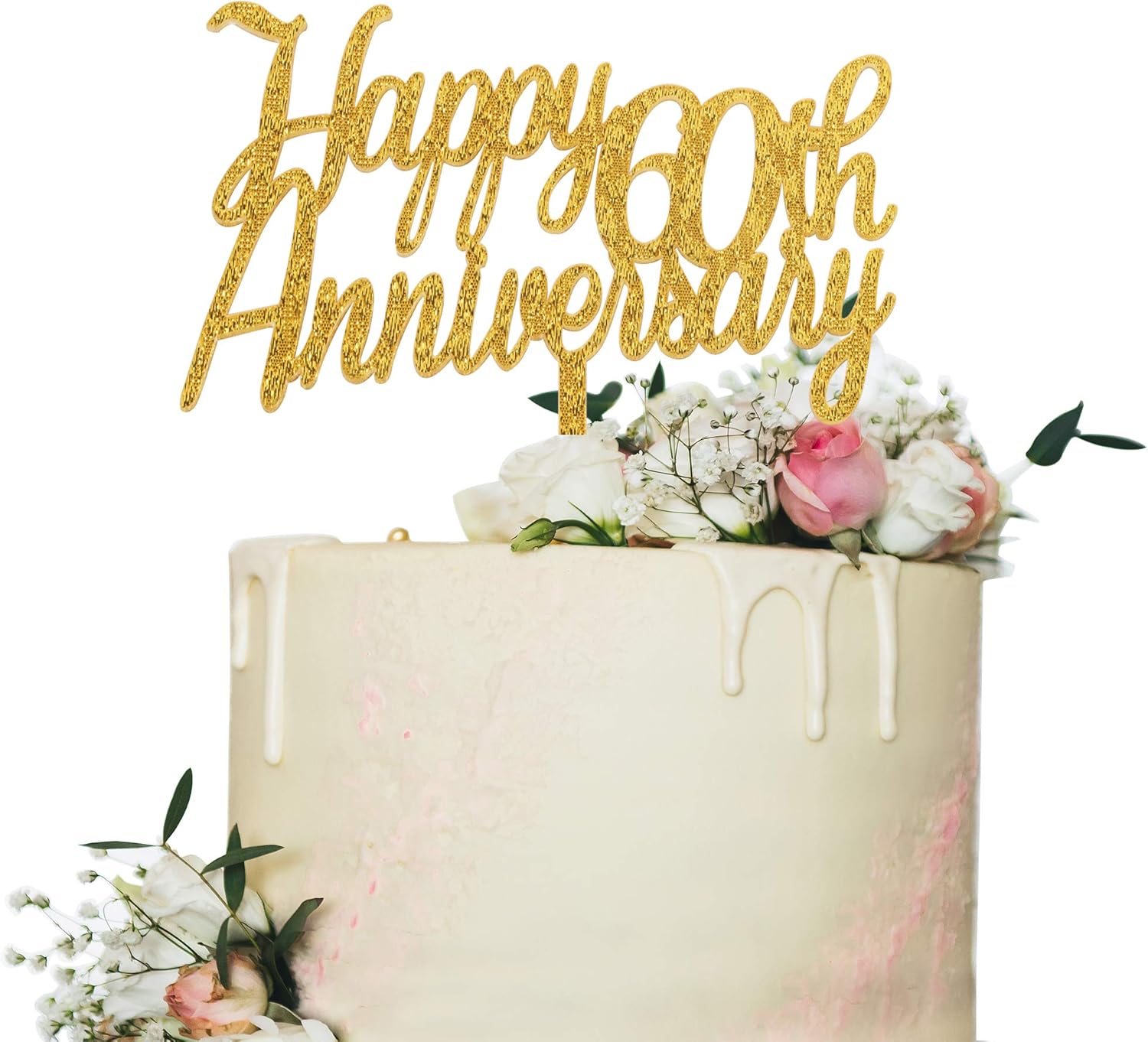 Toys Hobbies Cake Toppers Selectvacationproperties Com Happy 60th Anniversary Cake Topper Gold Glitter Cheers To 60 Years Sign 60th Birthday Wedding Anniversary Party Decorations Chien Min666