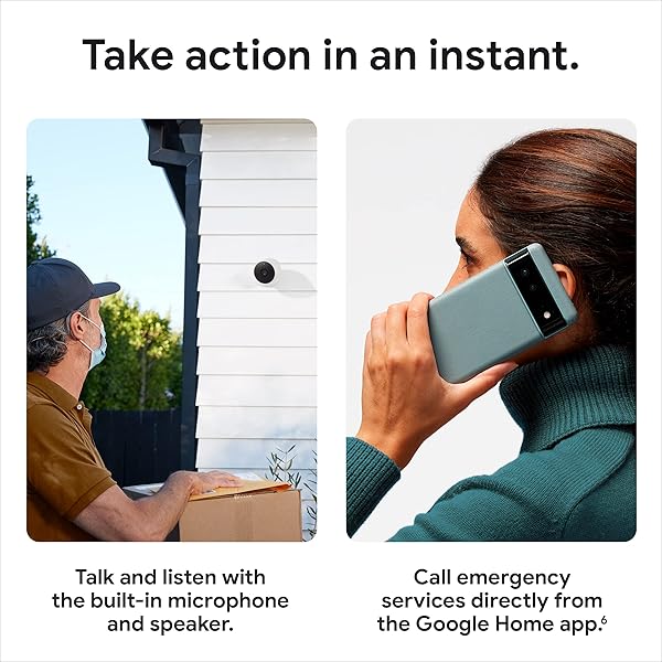 GOOGLE NEST CAM OUTDOOR OR INDOOR, BATTERY – 2ND GENERATION – 1 PACK