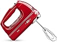 KitchenAid KHM7210QHSD 100 Year Limited Edition Queen of Hearts Hand Mixer, 7 Speed, Passion Red