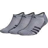adidas Mens Superlite Stripe 3 No Show Socks (3-pair)