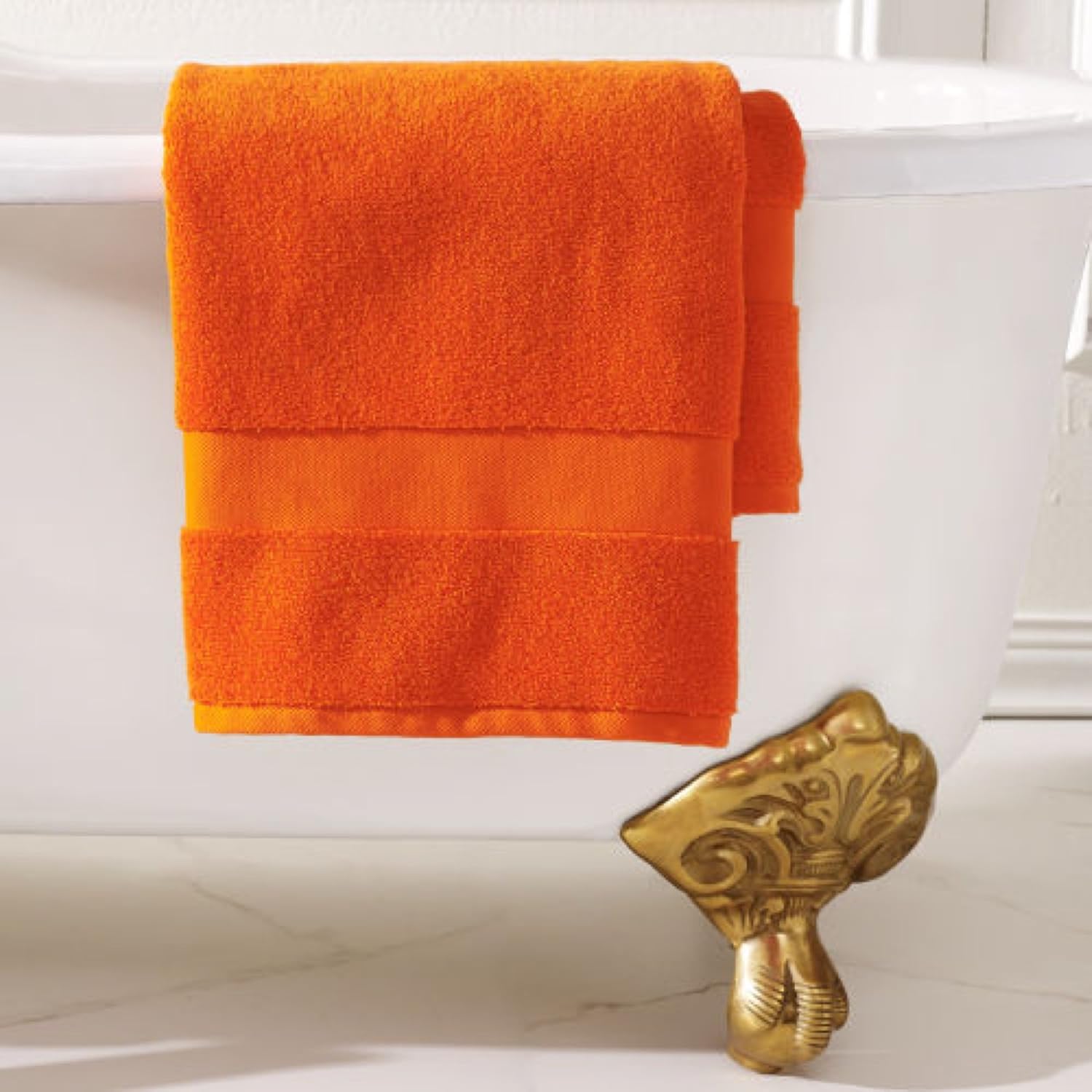 Lauren by Ralph Lauren Wescott Bath Towel Summer Orange Amazon.ca Home & Kitchen