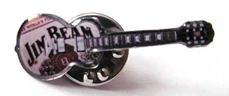 Jim Beam - Pin 30 x 10 mm in Gitarrenform