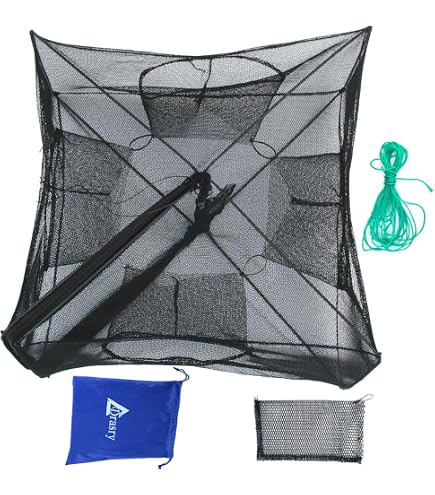 Amazon.com : Foldable Round Fishing net, Open Pull Fishing net 150cm Diameter, 50cm Diameter When Folded, Floating Shrimp cage, Shrimp net, Shrimp Trap, cage Fishing net : Sports & Outdoors Amazon.com : Foldable Round Fishing net, Open Pull Fishing net 150cm Diameter, 50cm Diameter When Folded, Floating Shrimp cage, Shrimp net, Shrimp Trap, cage Fishing net : Sports & Outdoors