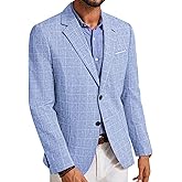 PJ PAUL JONES Mens Casual Sport Coats Two Buttons Lightweight Business Sport Blazer