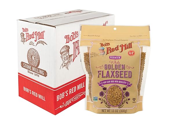 BOB’S RED MILL GOLDEN FLAXSEEDS, 13OZ (PACK OF...