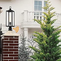 21.3 Inch Outdoor Lamp Post Light Fixture Dusk to