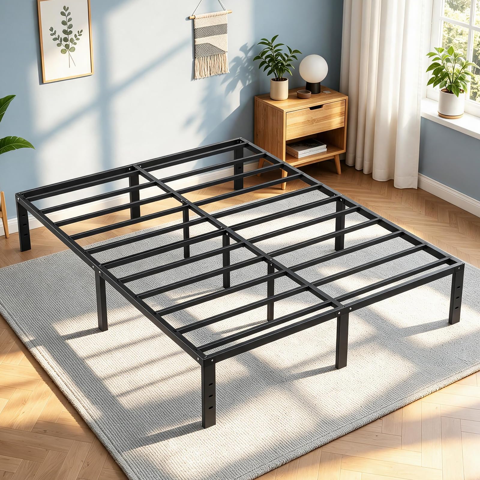Sleek modern black finish