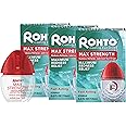 Rohto Max Strength Redness Reliever, Lubricant Eye Drops, Fast, Cooling Relief for Red, Dry, Itchy Eyes,Redness and Dry Eye Symptom Relief, Refreshing Eye Drops, 0.4 fl oz (3 Pack)