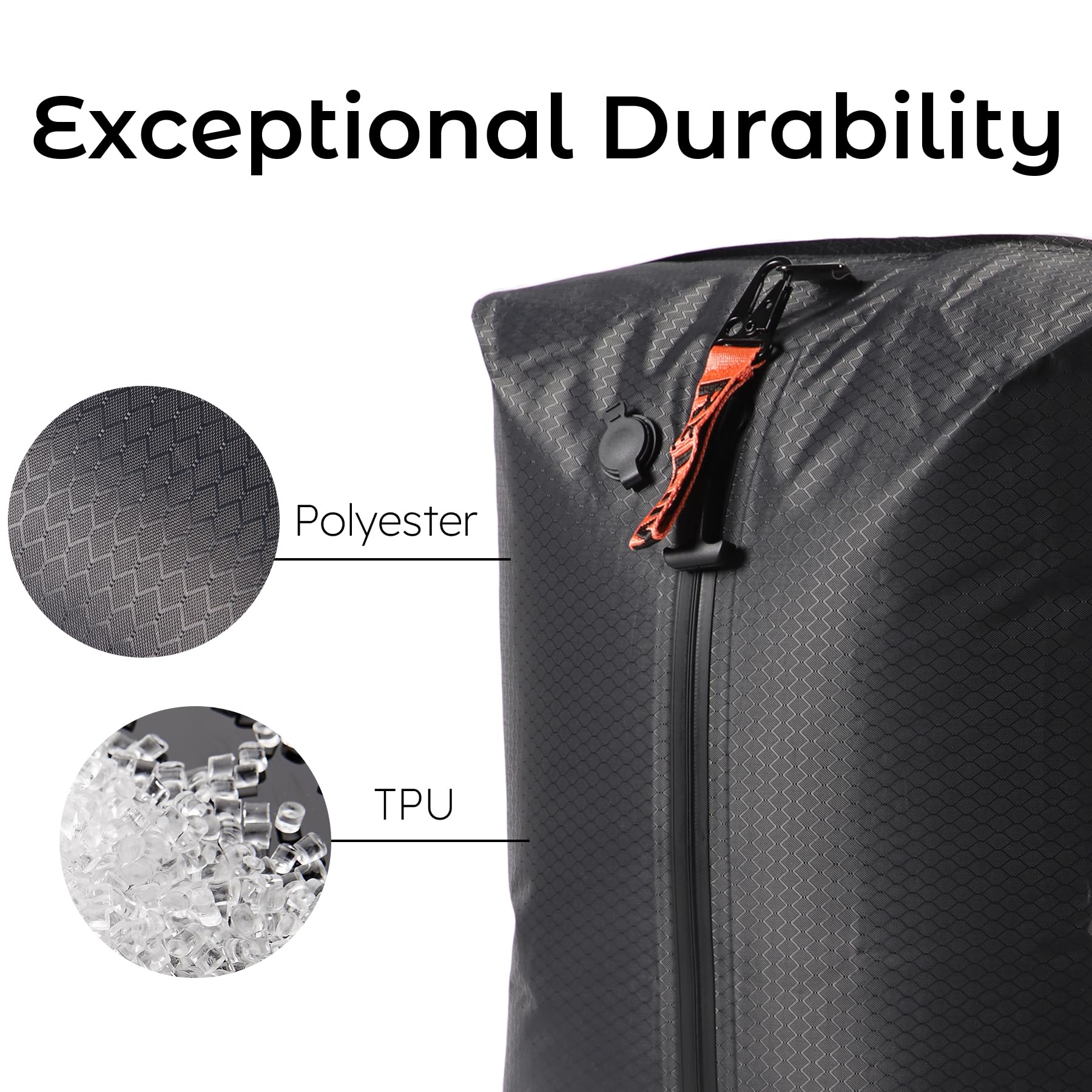 Relime Relime Classic Series Vacuum Bags for Travel Luggage with Wireless Pump, Compression Bags for Carry On Suitcases and Backpack, Vacuum Seal Packing cube for Cloth Packing (2PC + PUMP)
