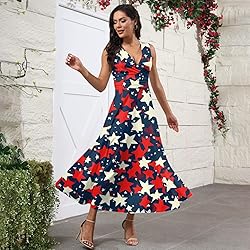 CHRATLHI 4th of July Dresses for Women 2025