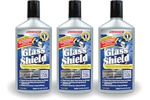 GLASS SCIENCE Glass Shield Auto Protective Coating (liquid) – Protects Glass, Repels Rain, Beads Water, Repellent Coating on All Exterior Windshield & Auto - 10 oz - 3 Pack