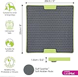 LICKIMAT Lickimat Tuff Heavy-Duty Soother Green Dog Slow Feeder view 2