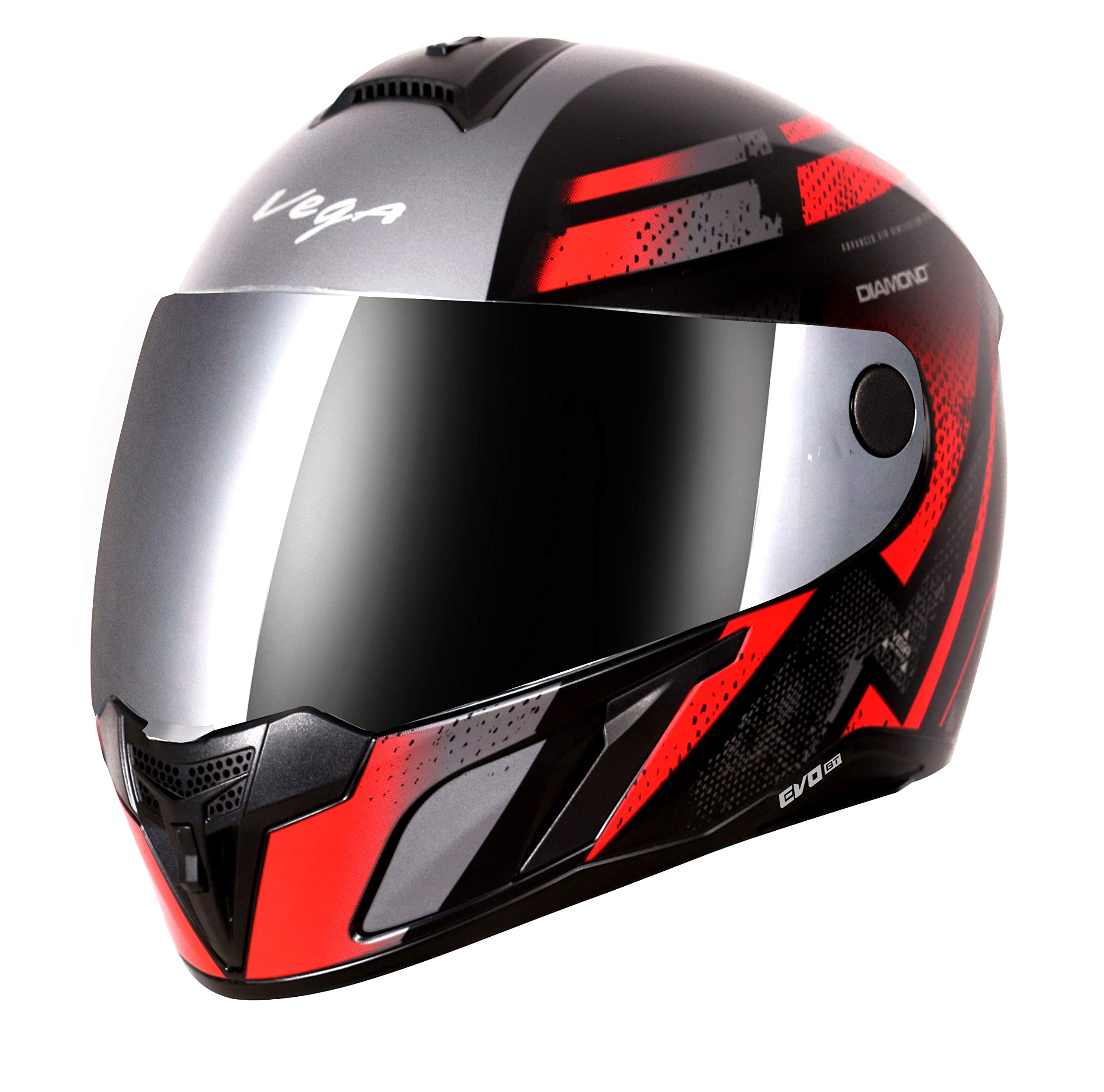 Buy Vega Evo BT Diamond Dull Black Red 