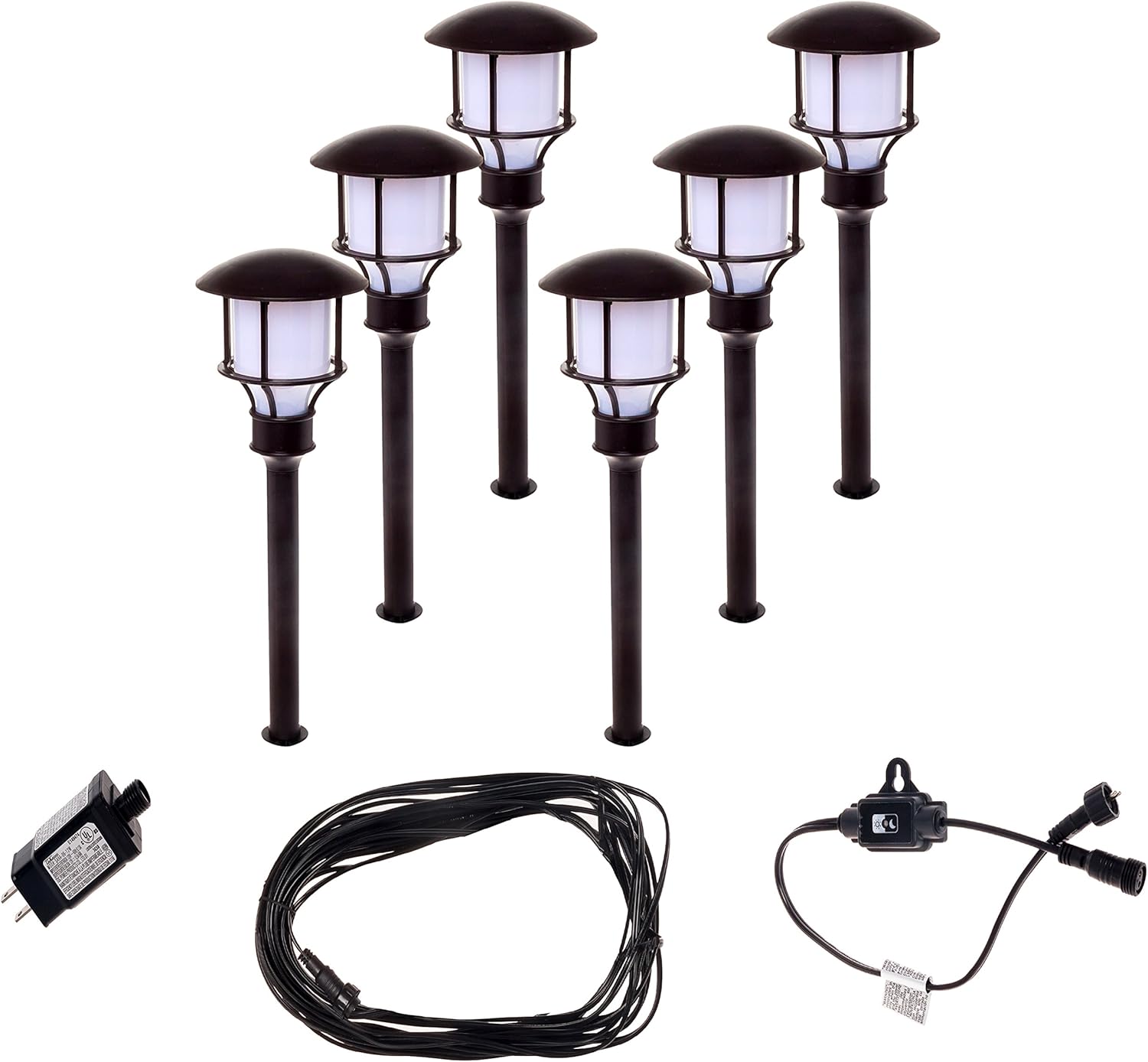 hard wired yard lights