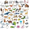SpriteGru 59 PCS Zoo Animal Zoo Magnets for Toddlers Kids, Perfect Preschool Learning