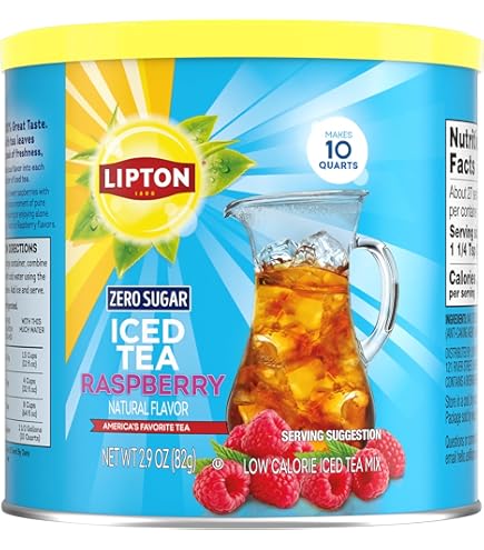 Amazon.com : Lipton Iced Tea Mix,10 Quart (Pack Of 6) : Powdered