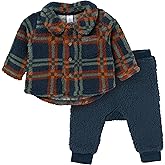 Modern Moments by Gerber Baby Microplush Shacket and Pant Set