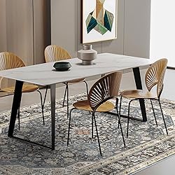 HILORUUG Washable Area Rug - 5x7 Bedroom Living