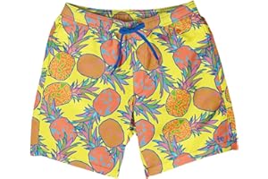 Tipsy Elves Men's Swim Trunks 7 Inch Inseam Classic Fit with Mesh Liner - Quick-Dry Funny Swimwear Bathing Suit