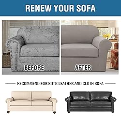 H.VERSAILTEX 3 Piece Stretch Sofa Covers for 2