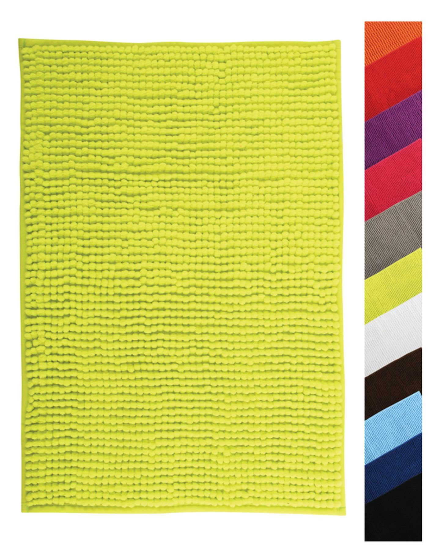 MSV Bath Mat, Green, 60 x 40