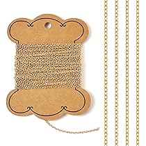 Chaîne Collier Style Trombone - Laiton Plaqué Or Jaune - Pendentif émail Lavande - Longueur 18"