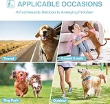 Avont 3 Pack Reusable Dog Diapers Medium Purple Blue Pink Washable view 5