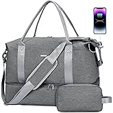 For Spirit Airlines 18x14x8 Personal Item Bag Underseat Carry On Bag with Wet Pocket & Shoe Compartment & USB Charging Port