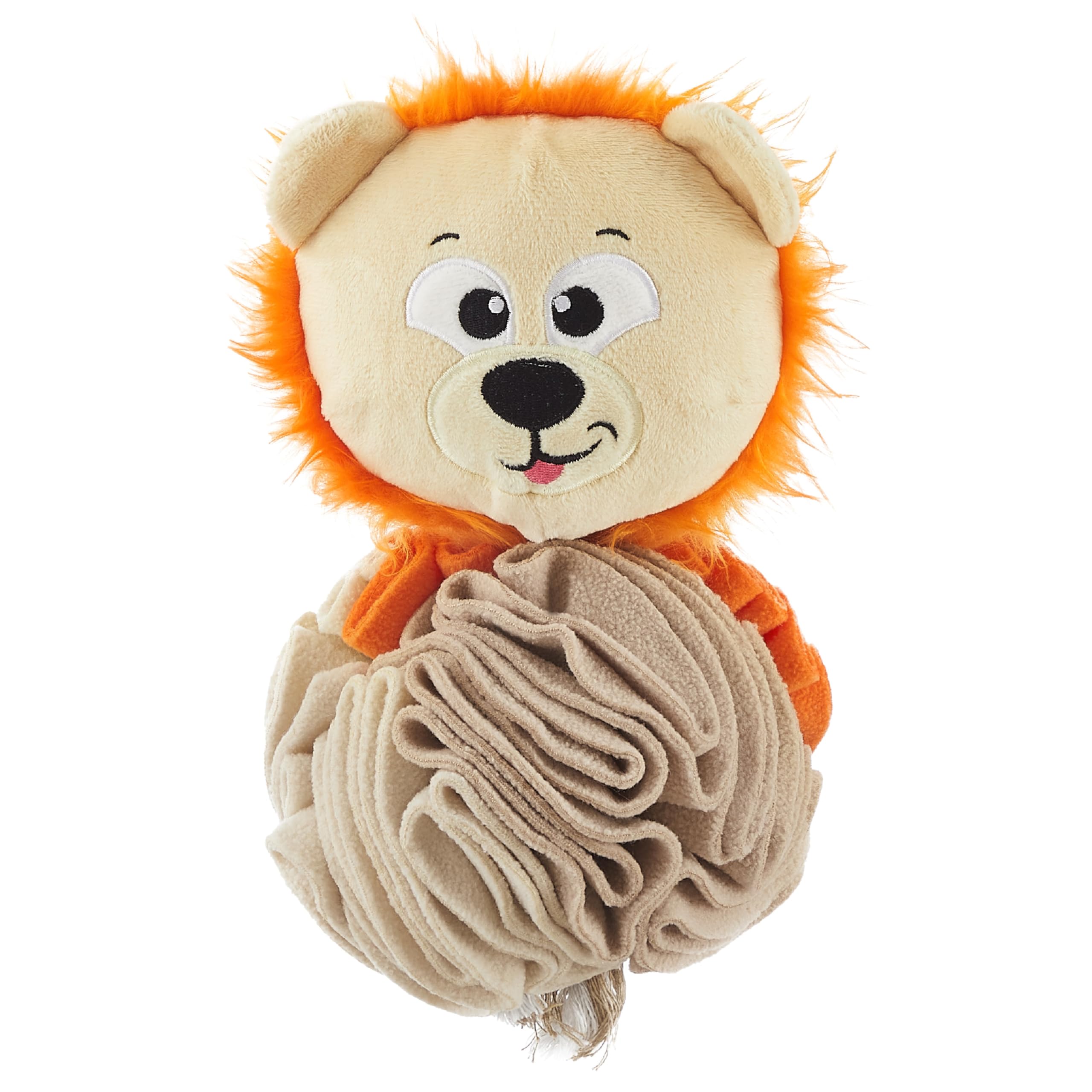 Photo 1 of Outward Hound by Nina Ottosson Stuff N' Snuffle Plush Snuffle Ball Dog Puzzle, Lion, Multicolored