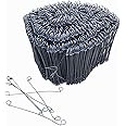 Sandbaggy Double Loop Rebar Wire Bar Ties | 6 Inch | 16 Gauge | Made of Industrial Grade Wire | Great for Securing Rebar, Sandbags & More (Pack of 1,000)