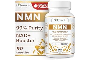 NMN Ultra High Purity 500 mg per Capsule, 3 Month Supply - NAD+ Booster Industry Highest, 99% NMN Nicotinamide Mononucleotide