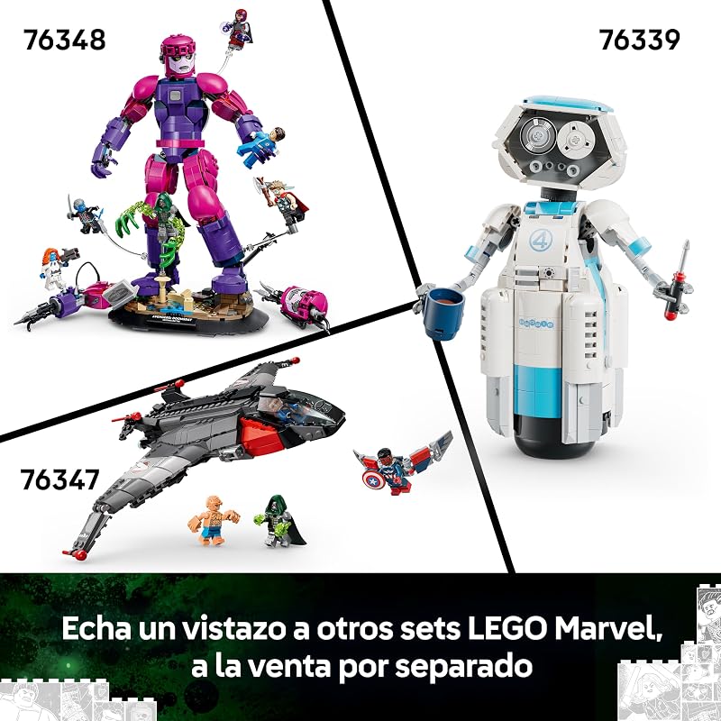 | Marvel Nueva Torre Vengadores de Avengers: Doomsday – Set de Superhéroes de Juguete con 6 Minifiguras inc. Doctor Doom y Bucky Barnes – Regalo para Niños y Fans Adolescentes de 12+ Años – 76352 — foto 7 de 8